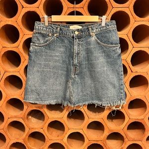 Zara denim skirt
